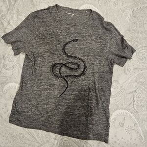 John Varvatos Snake Skeleton T-Shirt